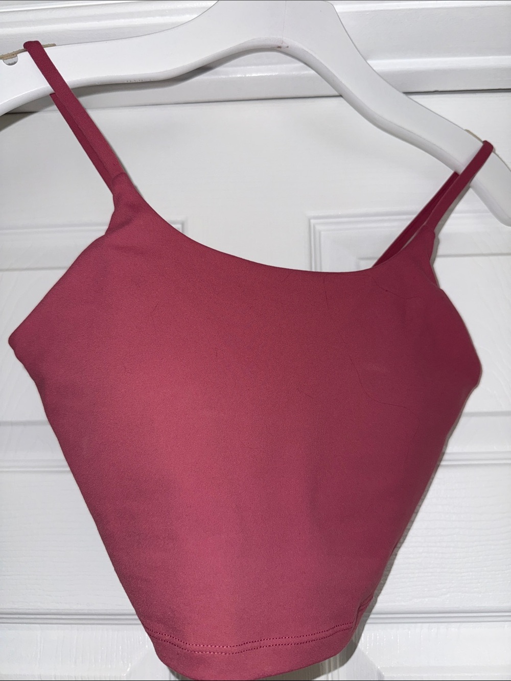 Women's Mauve Crop Cami Tank Top - Effortless Everyday Layering